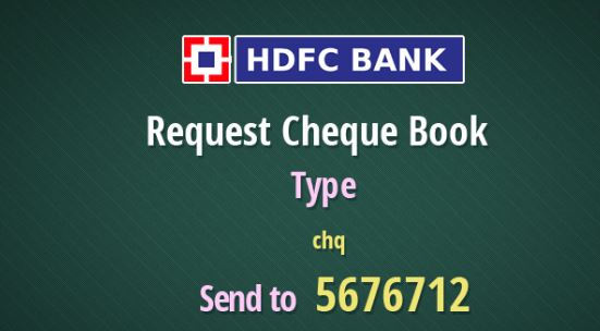 hdfc bank chequebook with name