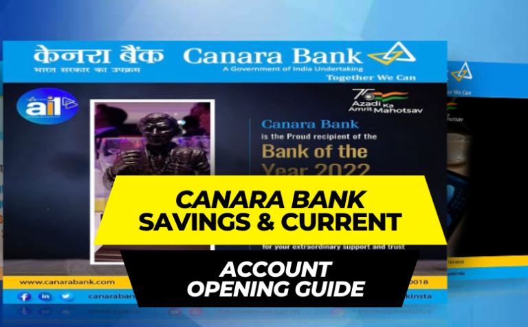 Canara Bank Account Opening Guide How To Open One Savings And Current Finances Rule 7857