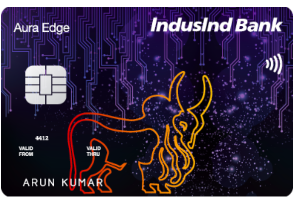 IndusInd Platinum Aura Edge Visa/Master Credit Card